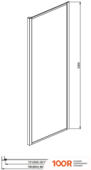 Aquatek AQ ARI WA 10020BL 100X200 (ЧЕРНЫЙ/ПРОЗРАЧНОЕ СТЕКЛО) (51814)