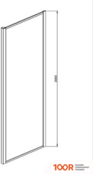 Aquatek AQ ARI WA 08020BL 80X200 (ЧЕРНЫЙ/ПРОЗРАЧНОЕ СТЕКЛО) (51812)