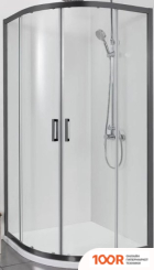 Aquatek AQ ARI RO10020BL 100X100 (ЧЕРНЫЙ/ПРОЗРАЧНОЕ СТЕКЛО) (51811)