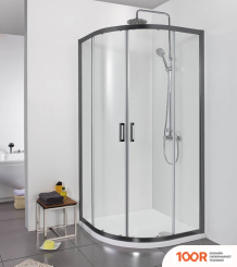 Aquatek AQ ARI RO 09020BL 90X90 (ЧЕРНЫЙ/ПРОЗРАЧНОЕ СТЕКЛО) (51810)