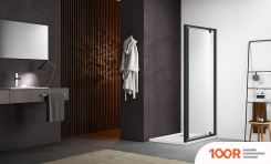 Aquatek AQ ARI PI 09020BL 90X200 (ЧЕРНЫЙ/ПРОЗРАЧНОЕ СТЕКЛО) (51805)