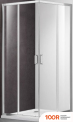 Aquatek AQ ARI KV 09020CH 90X90 (ХРОМ/ПРОЗРАЧНОЕ СТЕКЛО) (51803)