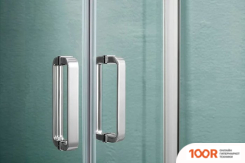 Aquatek 80X80 AQNAA2142-80 (ХРОМ/ПРОЗРАЧНОЕ СТЕКЛО) (51790)