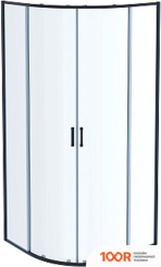 Aquatek 80X200 AQ ARI RO 08020BL (ЧЕРНЫЙ/ПРОЗРАЧНОЕ СТЕКЛО) (51782)