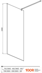 Aquatek 140X200 AQ WIW 14020BL (ЧЕРНЫЙ/ПРОЗРАЧНОЕ СТЕКЛО) (51779)