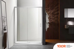 Aquatek 120X200 AQNAA6121-120 (ХРОМ/ПРОЗРАЧНОЕ СТЕКЛО) (51777)