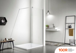 Aquatek 120X200 AQ WIW 12020CH (ХРОМ/СТЕКЛО ПРОЗРАЧНОЕ) (51775)