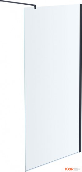 Aquatek 110X200 AQ WIW 11020BL (ЧЕРНЫЙ/ПРОЗРАЧНОЕ СТЕКЛО) (51773)