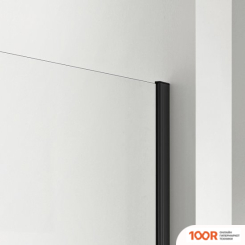 Aquatek 110X200 AQ WIW 11020BL (ЧЕРНЫЙ/ПРОЗРАЧНОЕ СТЕКЛО) (51773)