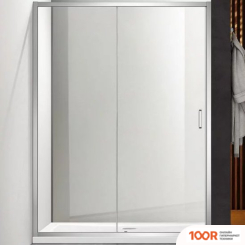 Aquatek 100X200 AQNAA6121-100 (ХРОМ/ПРОЗРАЧНОЕ СТЕКЛО) (51769)