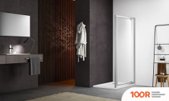 Aquatek 100X200 AQ ARI PI 10020CH (ХРОМ/ПРОЗРАЧНОЕ СТЕКЛО) (51762)