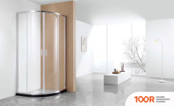 Aquatek 100X100 AQNAA2142-100 (ХРОМ/ПРОЗРАЧНОЕ СТЕКЛО) (51761)