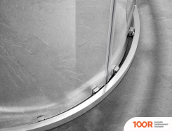 Aquatek 100X100 AQ ARI RO 10020CH (ХРОМ/ПРОЗРАЧНОЕ СТЕКЛО) (51759)