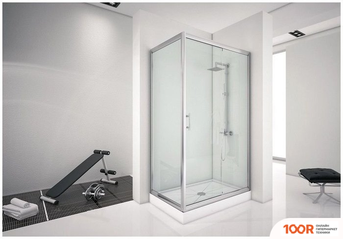 Aquanet ALFA 160X80 NAA1131 (ХРОМ/ПРОЗРАЧНОЕ СТЕКЛО) (51553)