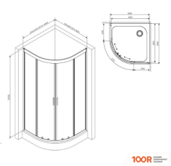 AM.PM GEM W90G-401-090BT 90X90 (49990)