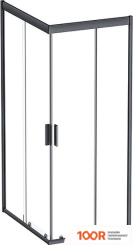 AM.PM GEM S 100X80 W93G-404-100280-BT (ЧЕРНЫЙ МАТОВЫЙ/ПРОЗРАЧНОЕ СТЕКЛО) (49926)