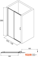 Alex Baitler 100X200 SG61C100 + СТЕНКА AB61C110 (49827)