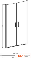 Adema NAP DUO-100 (ПРОЗРАЧНОЕ СТЕКЛО) (49754)