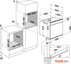 Духовой шкаф Whirlpool W7 OM4 4S1 C (49585)
