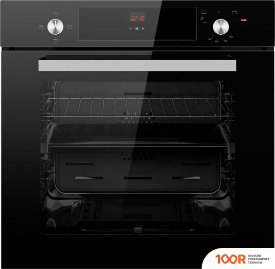 Духовой шкаф Weissgauff WGO 706 D BLACK GLASS (49543)