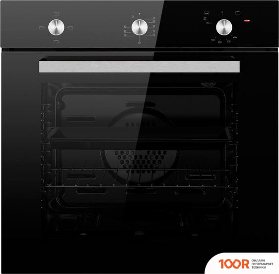 Духовой шкаф Weissgauff WGO 706 BLACK GLASS (49542)