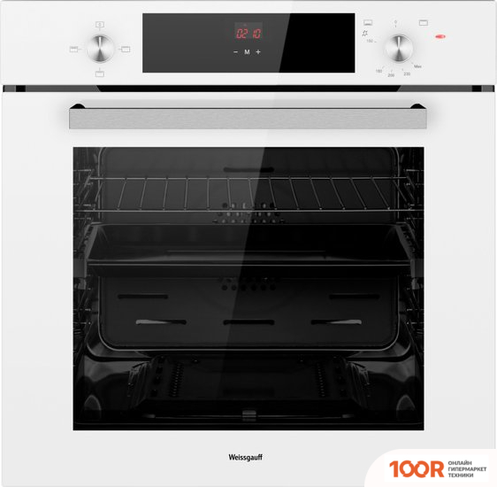 Духовой шкаф Weissgauff WGO 702 D WHITE GLASS (49540)