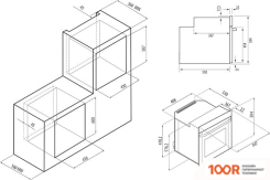 Духовой шкаф Krona STRETTO 45 BL (47979)