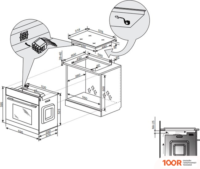 Духовой шкаф Hansa BOEI681621 (47392)