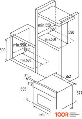 Духовой шкаф CATA MD 8008 WH (46635)