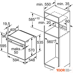 Духовой шкаф Bosch HBT537FB0 (46358)