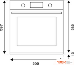 Духовой шкаф Bertazzoni F457MODMWTC (46260)