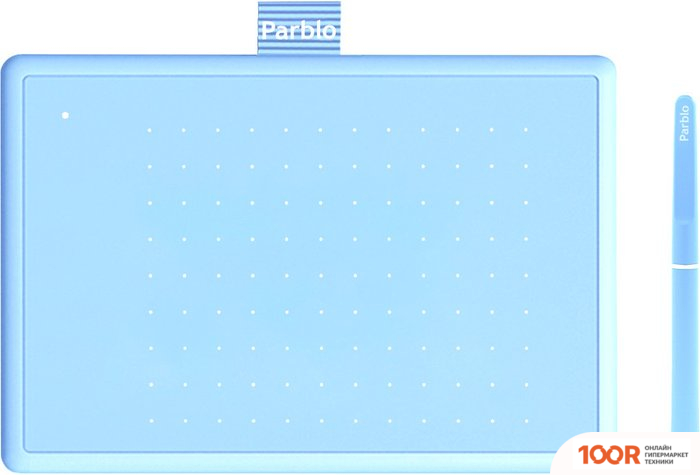 Графический планшет Parblo NINOS N4 (ГОЛУБОЙ) (45759)