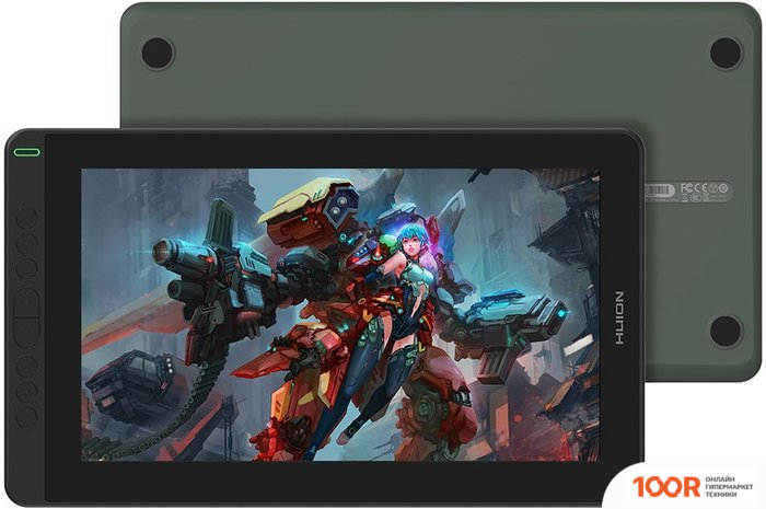 Графический планшет Huion KAMVAS 13 (ПОЛУНОЧНО-ЗЕЛЕНЫЙ) (45730)