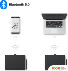 Графический планшет Huion INSPIROY FREGO M L610 (ЧЕРНЫЙ) (45712)