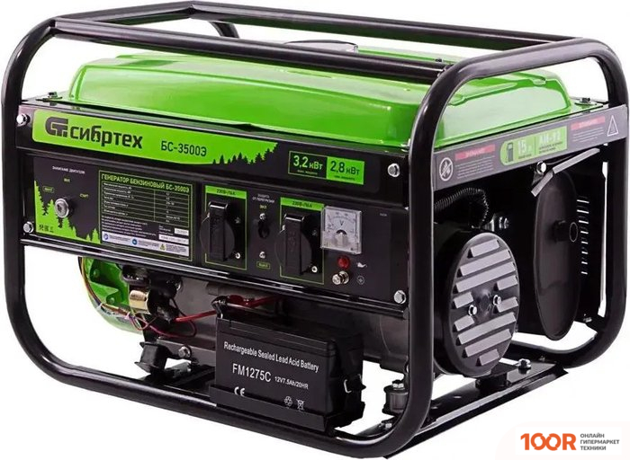 Генератор СибрТех БС-3500Э (45431)