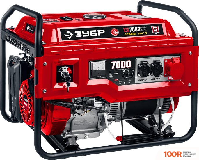 Генератор Зубр СБ-7000Е-3 (45403)