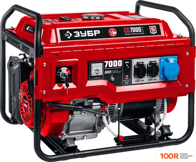 Генератор Зубр СБ-7000Е (45402)