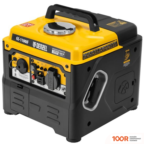 Генератор Denzel GS-1100IF (44852)