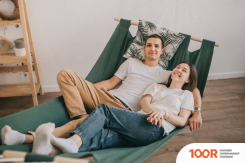 MAMO ПОДВЕСНОЙ ГАМАК ЛЬНЯНОЙ 200Х120 СМ (ТЕРРАКОТОВЫЙ) (44577)