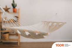 MAMO ПОДВЕСНОЙ ГАМАК ЛЬНЯНОЙ 200Х120 СМ (НАТУРАЛЬНЫЙ) (44575)