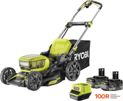 Газонокосилка Ryobi RY18LMX46A-250 (С 2-МЯ АКБ 5 АЧ) (44128)