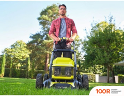 Газонокосилка Ryobi RY18LMX46A-0 (БЕЗ АКБ) (44127)