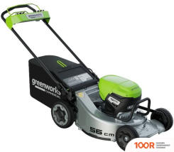 Газонокосилка Greenworks LM221S 2519407 (БЕЗ АКБ) (43691)