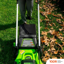 Газонокосилка Greenworks GD60LM61 2519107 (БЕЗ АКБ) (43687)