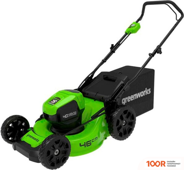 Газонокосилка Greenworks GD40LM46HPK4 2514407UB (С 1-ИМ АКБ 4 АЧ) (43672)
