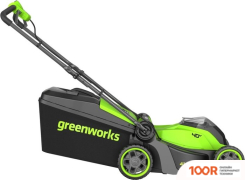 Газонокосилка Greenworks GD40LM411K4 2521007UB (С 1-ИМ АКБ) (43668)