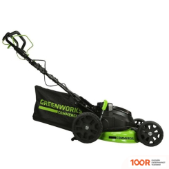 Газонокосилка Greenworks GC82LM61S TWINFORCE 2515607 (БЕЗ АКБ) (43652)