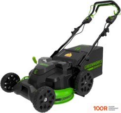 Газонокосилка Greenworks GC82LM61S TWINFORCE 2515607 (БЕЗ АКБ) (43652)