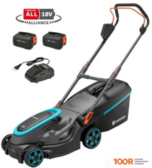 Газонокосилка Gardena POWERMAX 37/36V P4A SET 14638-20 (С 2-МЯ АКБ) (43596)