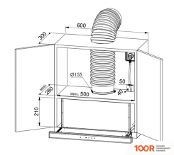 Кухонная вытяжка ZUGEL ZHT652GX (41735)